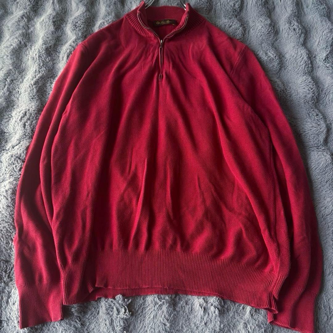 Loro Piana ハーフジップセーター 54 ロロピアーナXXL イタリア製