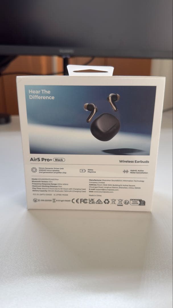 【新品未開封】SOUNDPEATS (サウンドピーツ)Air5 Pro Plus