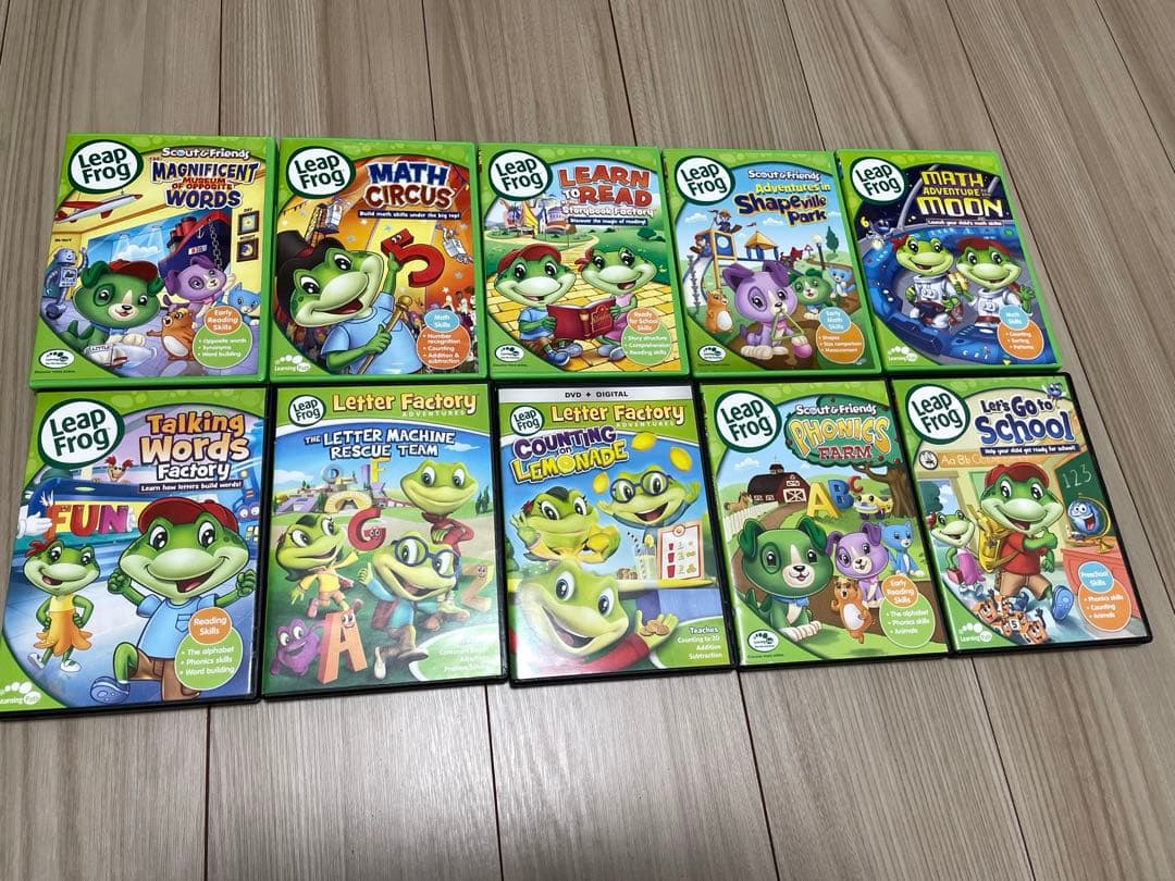 Leap frogリープフロッグDVD10巻