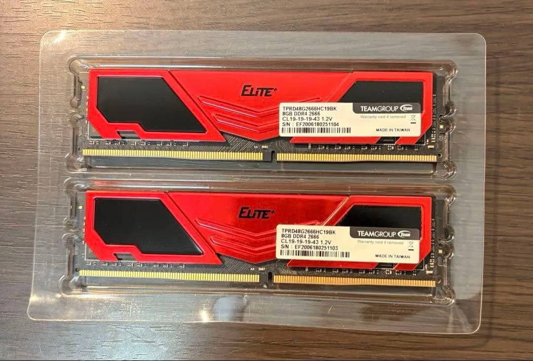 Team DDR4 8gb×2