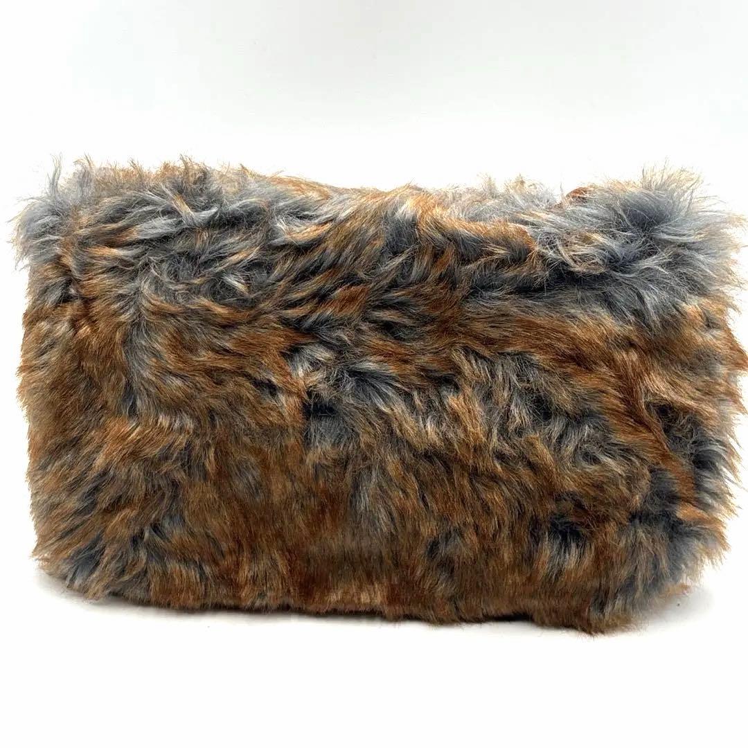 新品タグ付 ドリスヴァンノッテン ファー バッグ 巾着 ポーチ