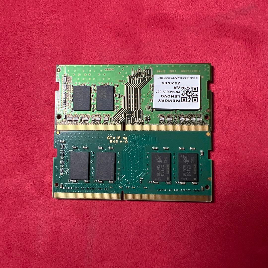 ノートPC用メモリ 8GB×2枚 計16GB DDR4-2666