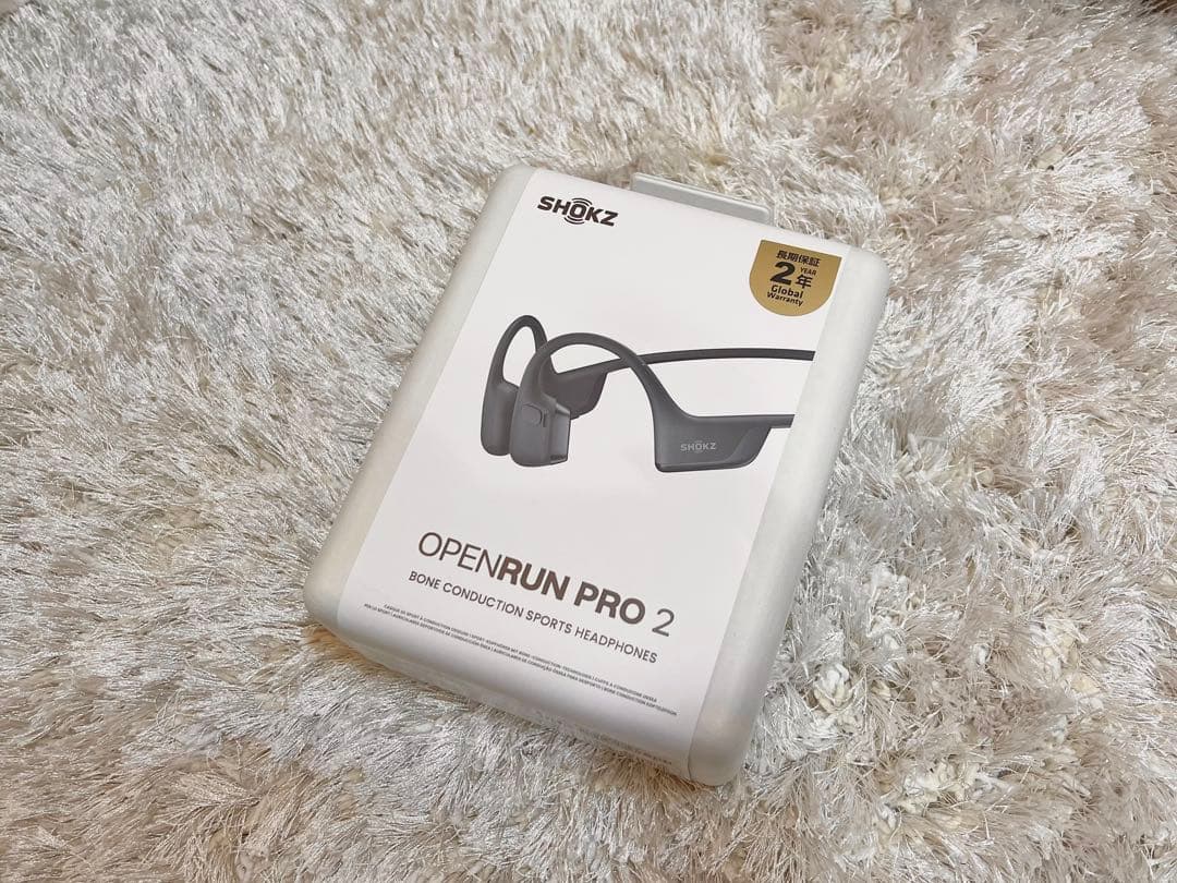 【新品未開封】SHOKZ OPENRUN PRO 2 骨伝導イヤホン ブラック