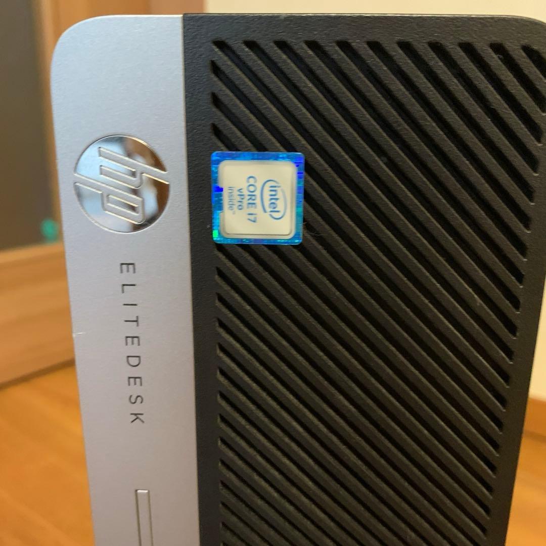 ミニPC HP EliteDesk corei7 16G HDD1T Office2021