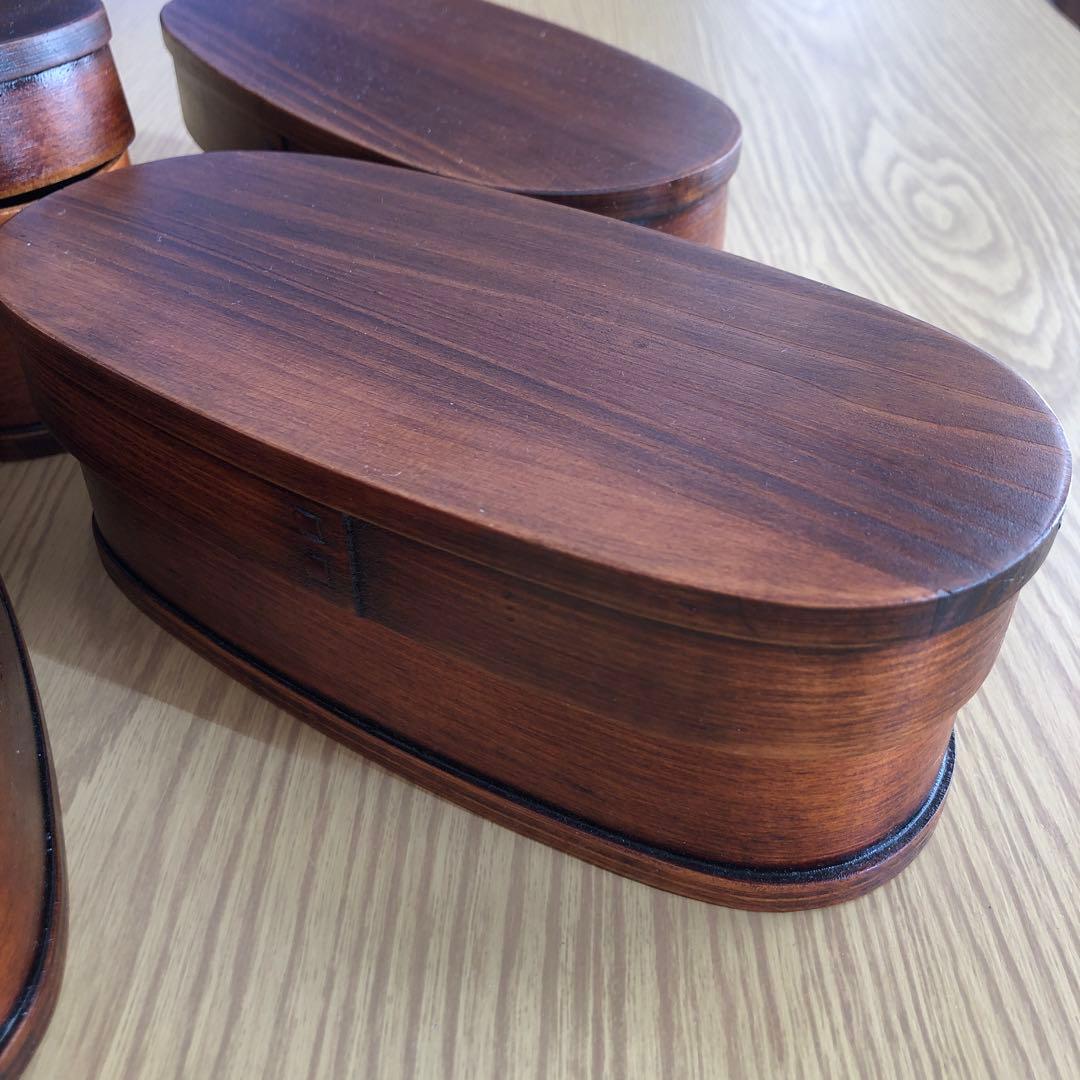 曲げわっぱ弁当箱　6箱　まとめ売り