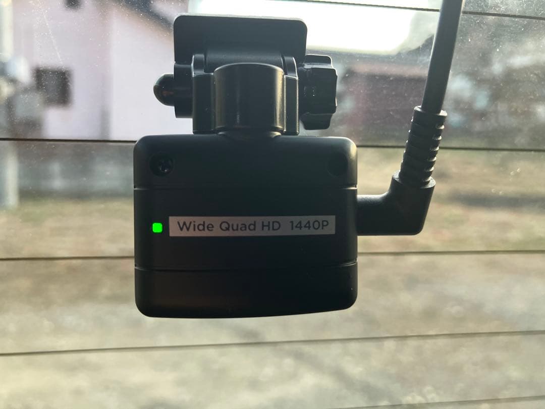 コムテック ZDR-036 前後2カメラ ドライブレコーダー 作動OK！