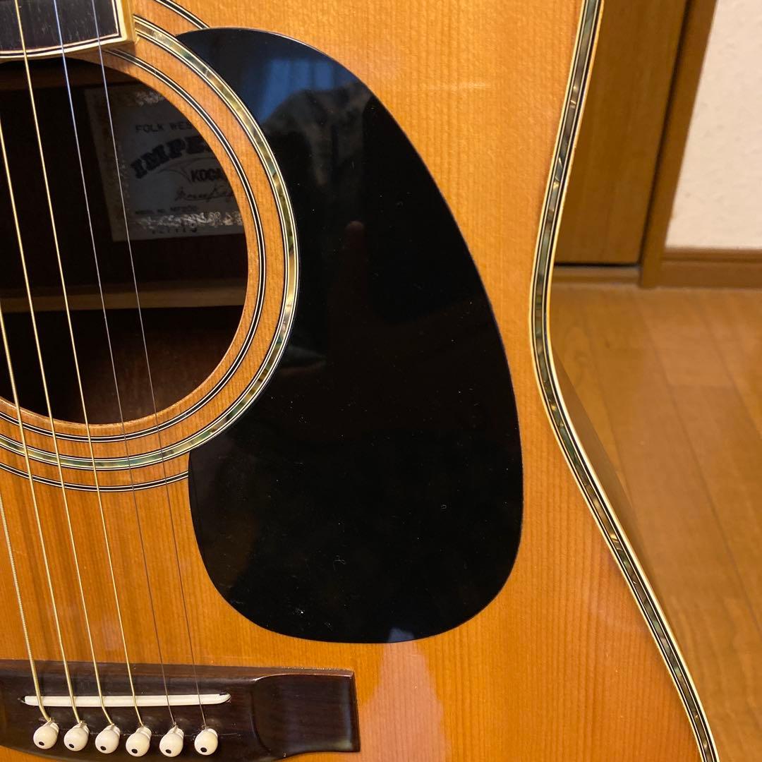 ハカランダ、古賀ギター、バードケース、ピックアップ付き、ビンテージ稼働品