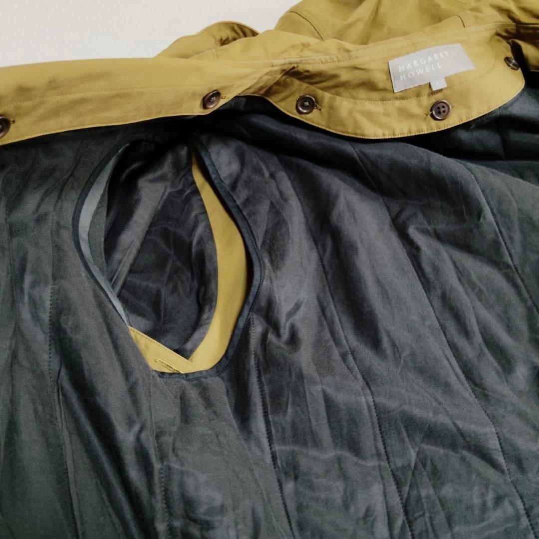 極美品　マーガレットハウエル　モッズコート　フーデットコート　ライナー付き　L