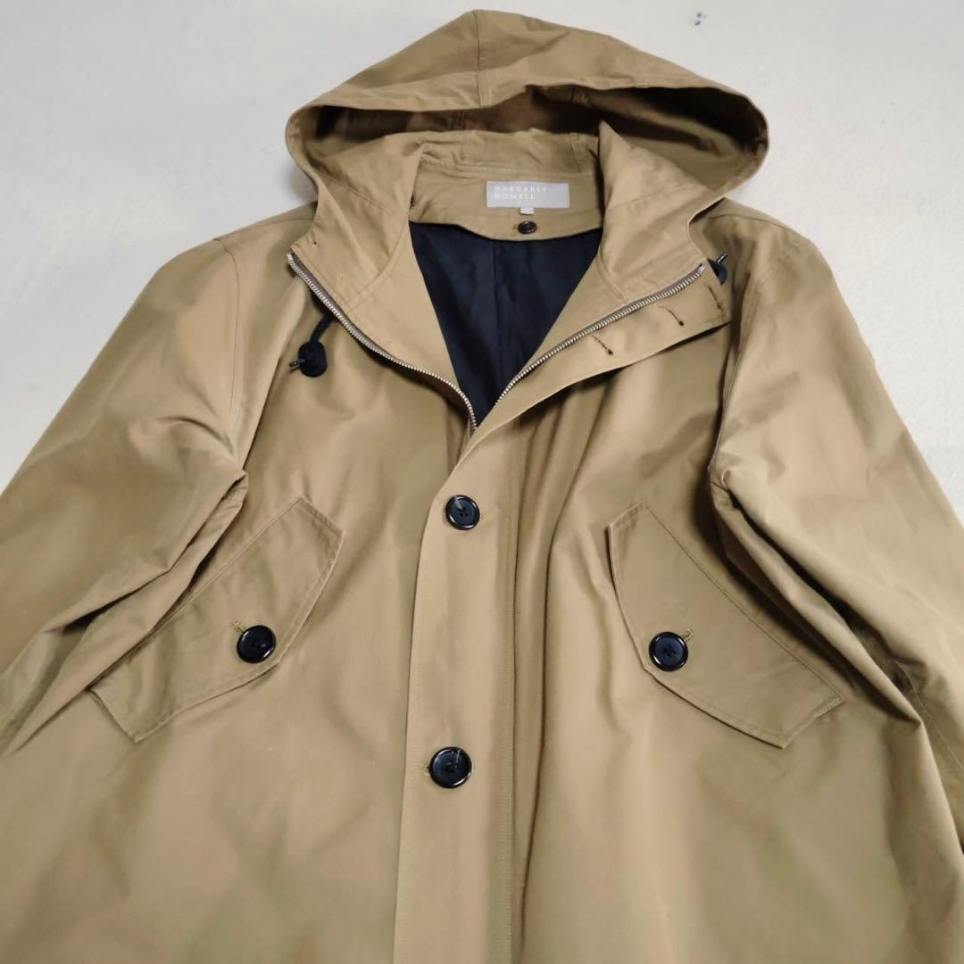 極美品　マーガレットハウエル　モッズコート　フーデットコート　ライナー付き　L