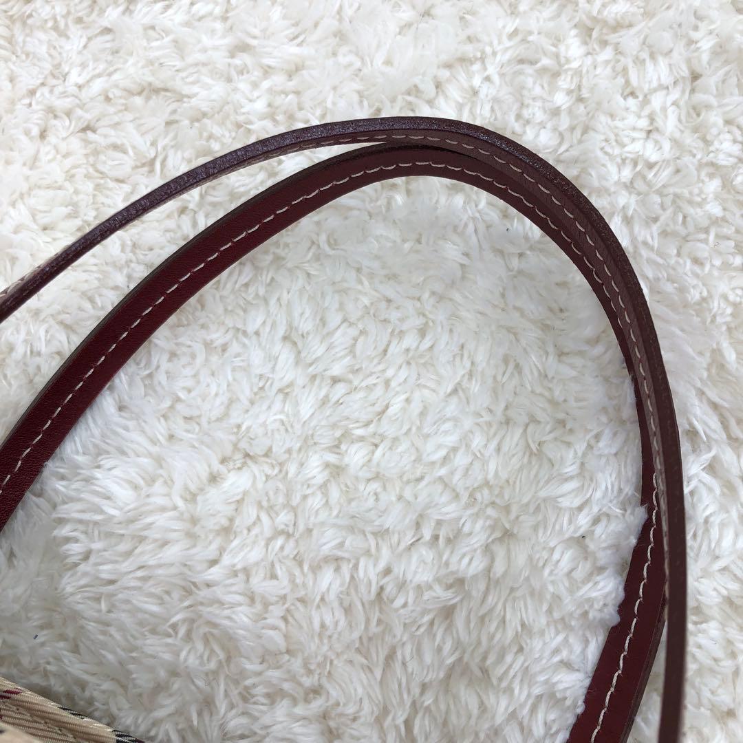 BURBERRY BLUE LABEL ノバチェック ハンドバッグ ベージュ