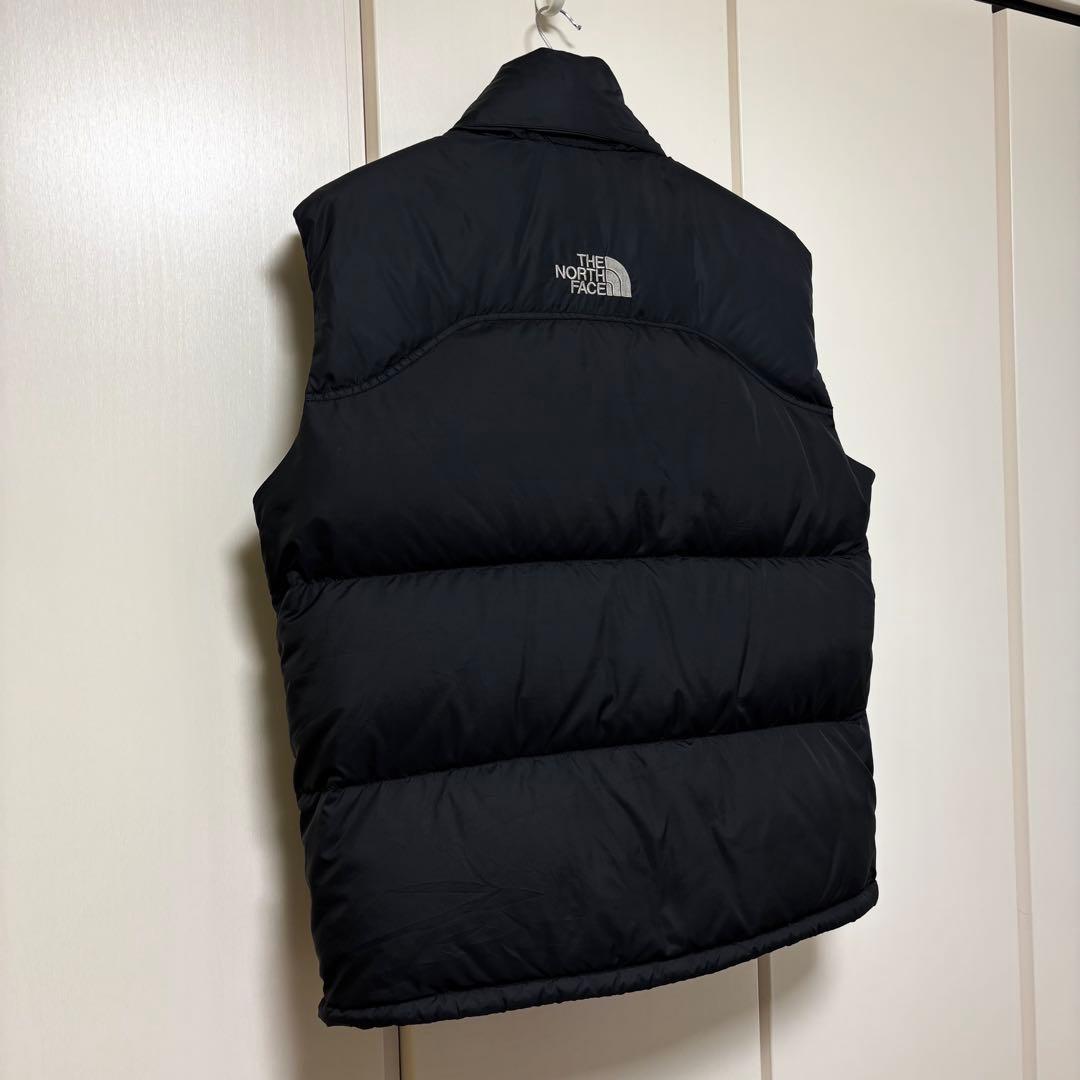 状態良好☘️ノースフェイス ヌプシ　ダウン　ベスト　センターロゴ