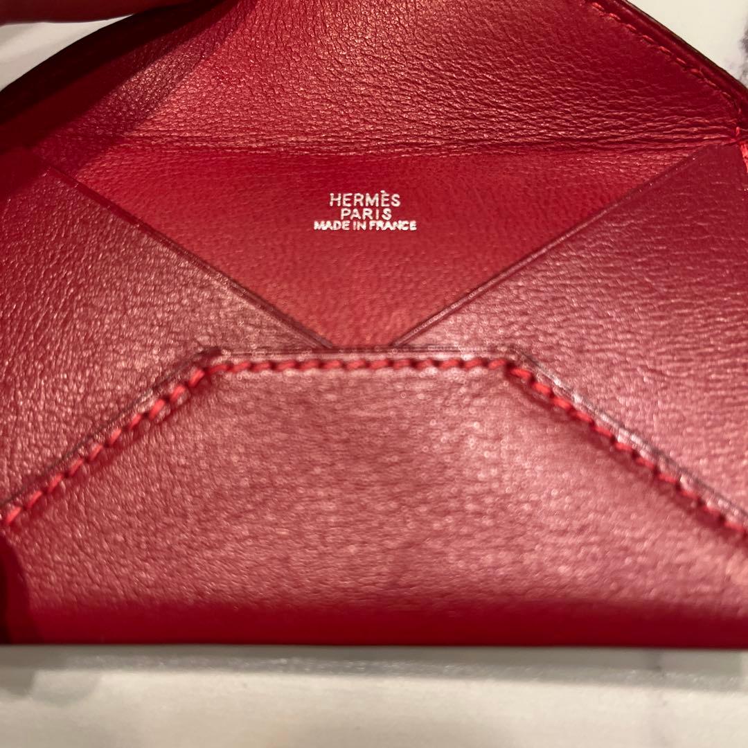 HERMES エルメス　エンベロープ名刺入れ 新品未使用、箱入り。