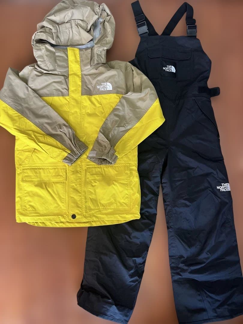 【美品】THE NORTH FACE スキーウェア 上下セット ビブパンツ