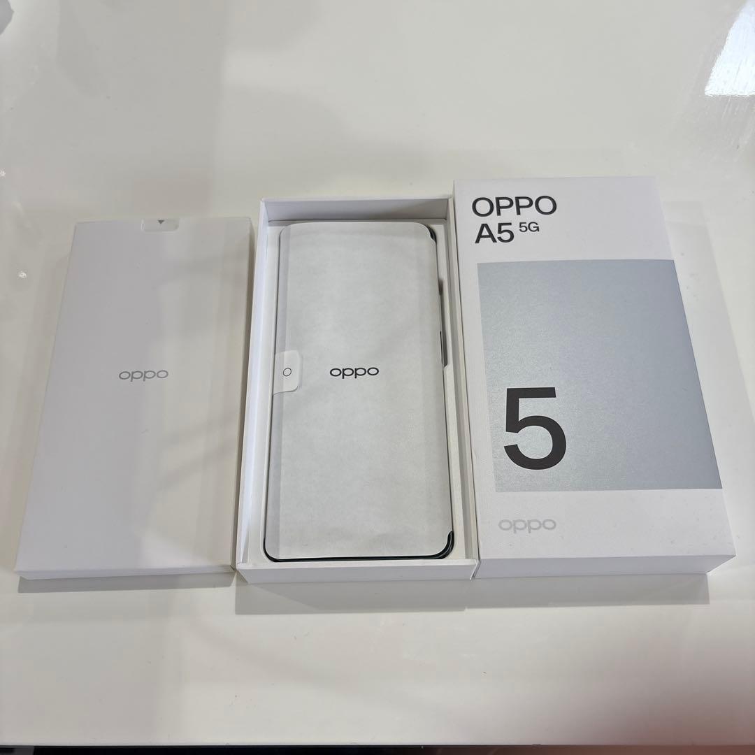 未使用新品　OPPO A5 5G グリーン 本体