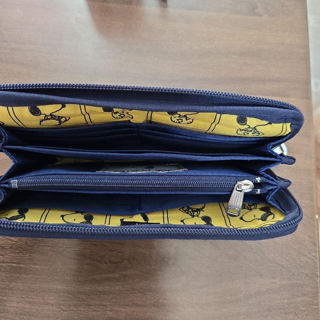 PORTER ラウンド ジップ 長財布 スヌーピー ネイビー