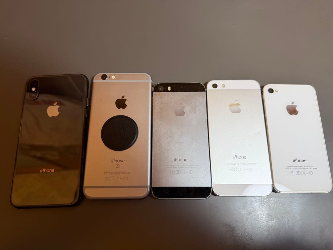 iPhone セット (X, 6s, SE, 5s, 5)