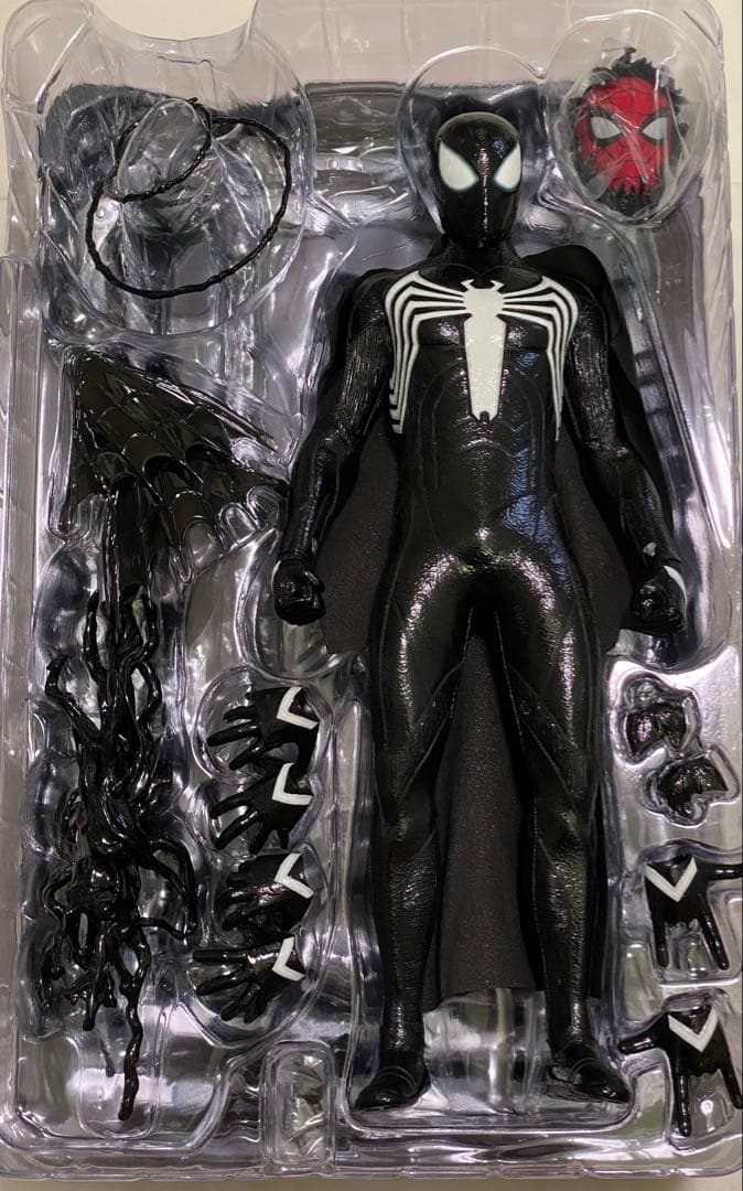 ホットトイズ スパイダーマン ピーターパーカー シンビオートスーツ marvel