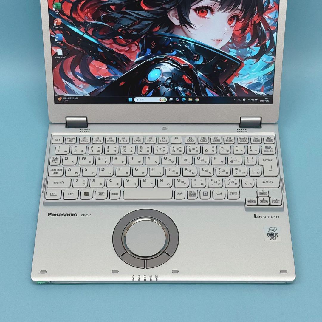 843 極美品 使用290時間 16GB レッツノート QV9 第10世代