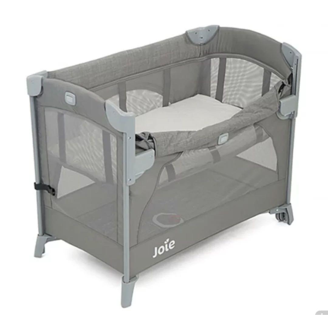 Joie ベビーベッド グレー 折りたたみ式