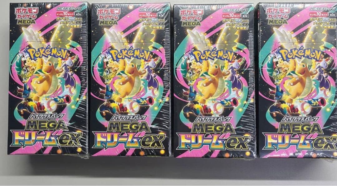 ポケモン MEGA ドリームEX 4boxシュリンク付き
