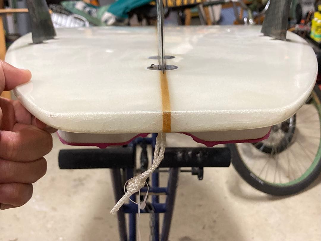 SCELL ファンボード 6'8\" PU 青白 ミッドレングス　初心者