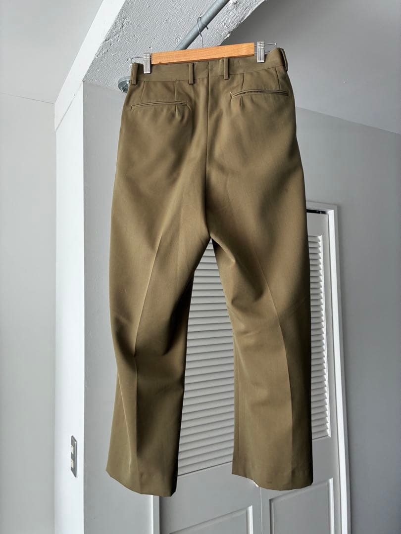 【NEAT】　ウールスラックス マスタード　44