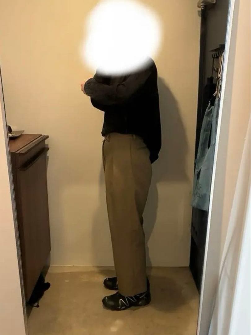 【NEAT】　ウールスラックス マスタード　44