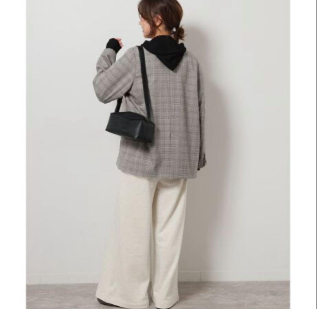 ジャーナルスタンダードレリューム　ダブルフロントチェックジャケット