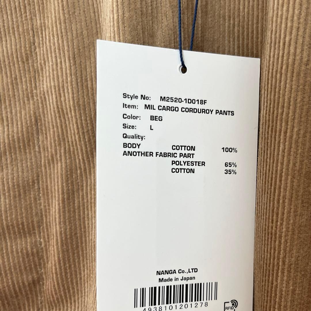 s*9様 モドメント コーデュロイパンツ ベージュ サイズL