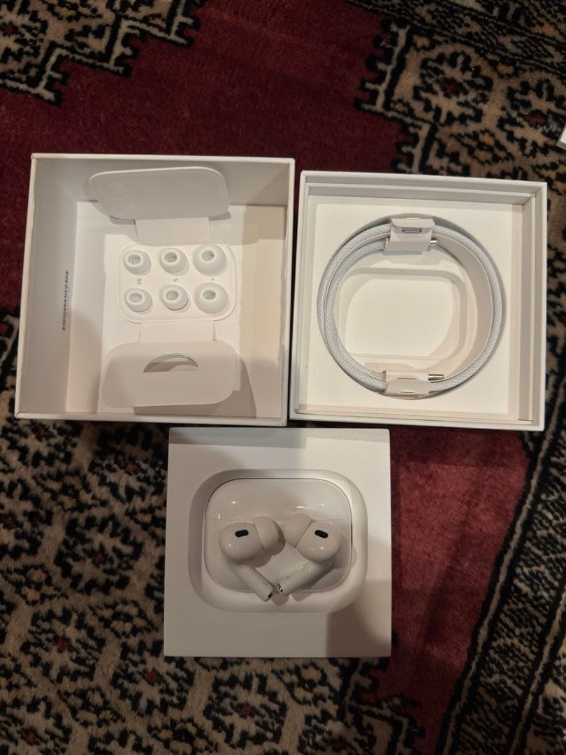 Air Pods Pro2 購入保証書・未使用付属イヤーピース・ケーブル付