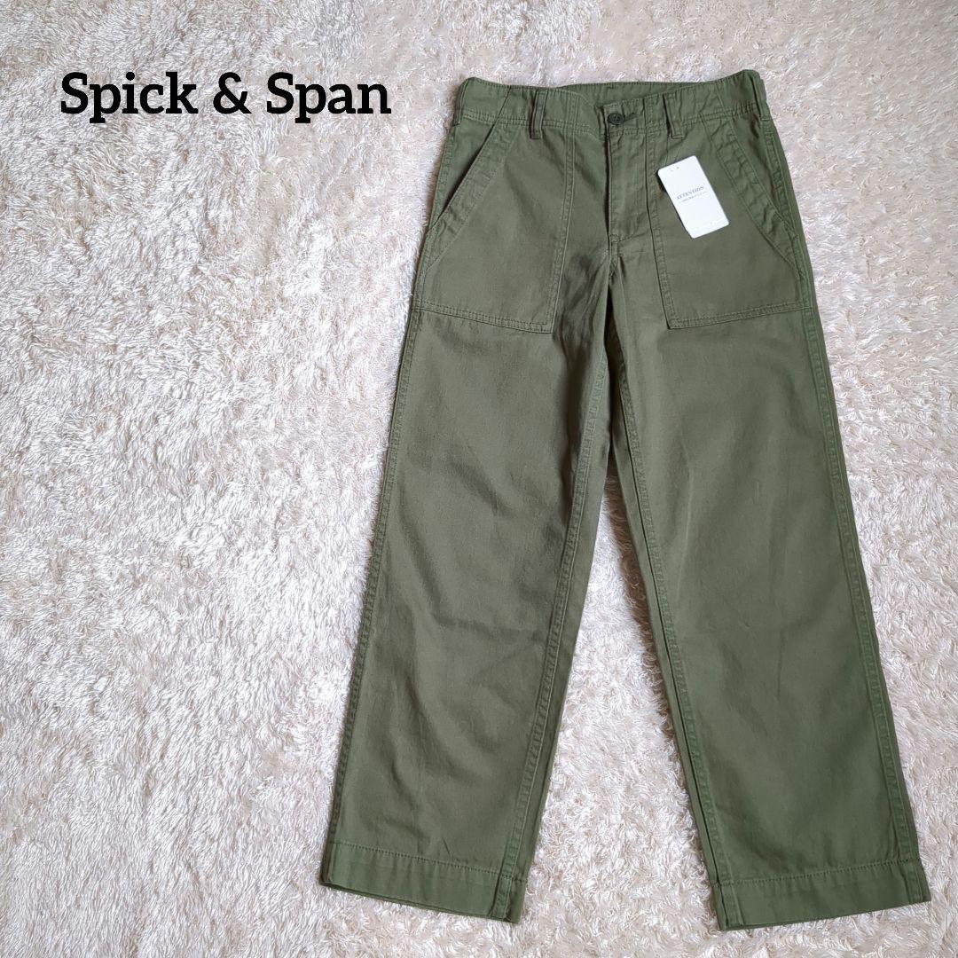 【タグ付き】25SS　ルーズベイカーパンツ　カーキ　サイズ34