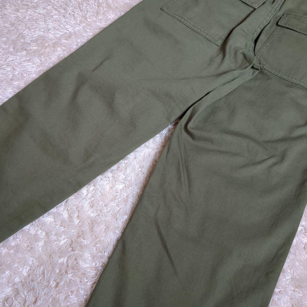 【タグ付き】25SS　ルーズベイカーパンツ　カーキ　サイズ34