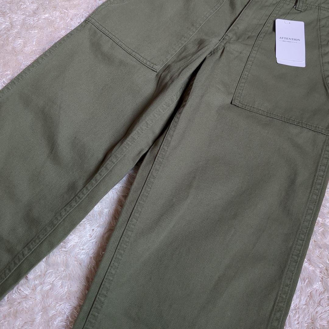 【タグ付き】25SS　ルーズベイカーパンツ　カーキ　サイズ34