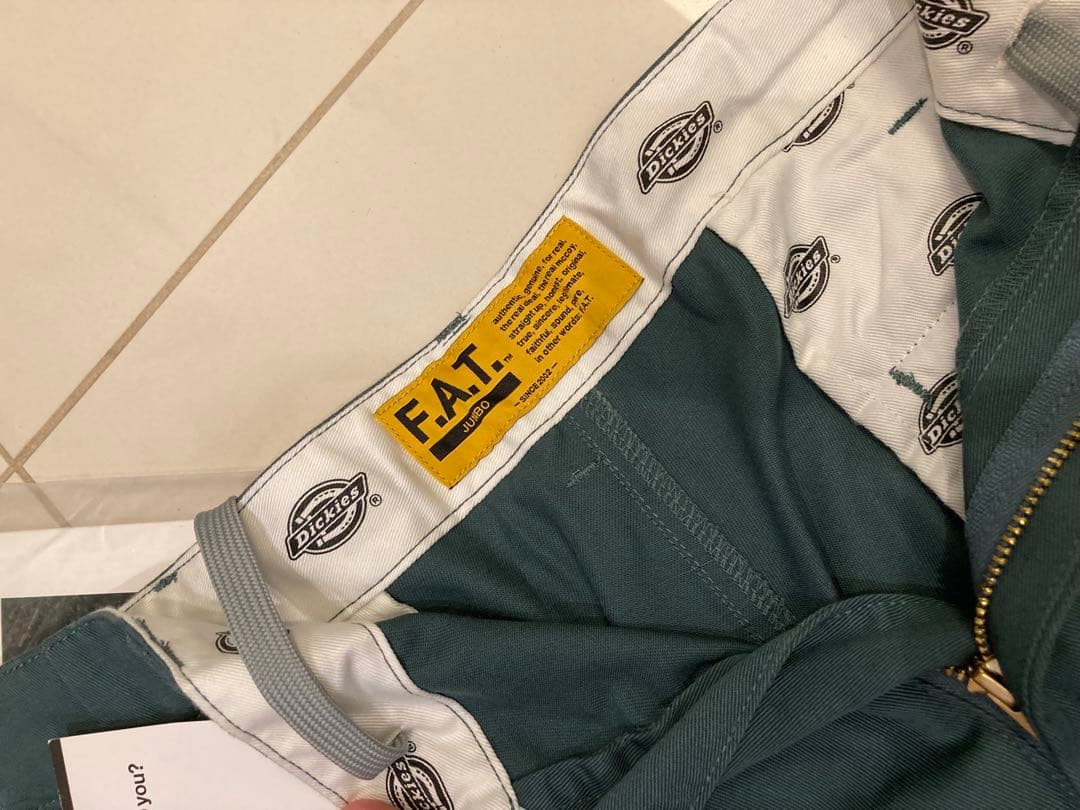 FAT BIGGIES ワイドチノタイプパンツ FAT×Dickiesコラボ