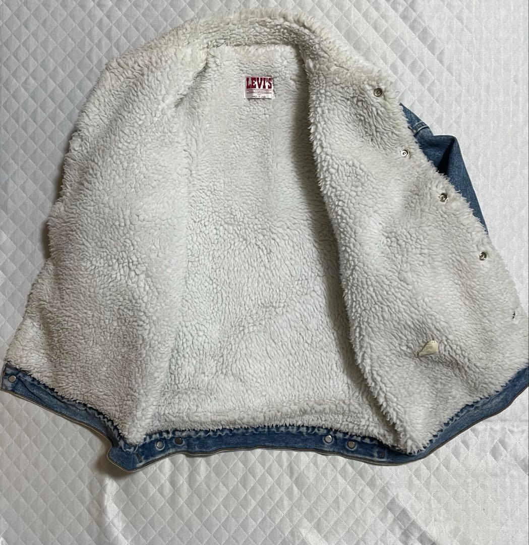 【Levi's】 70609リーバイス デニムボアジャケット 80sビンテージ