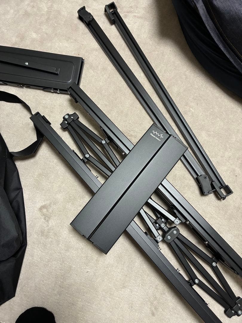 J*R様 アルペン　アルミユニットテーブル88 アンダーラックフレーム　セット