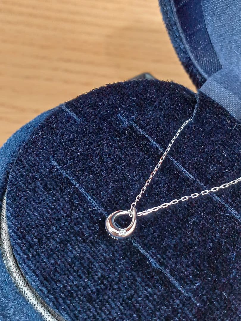 【yusa】4℃◆プラチナPt950/850◆ダイヤモンドネックレス保証書