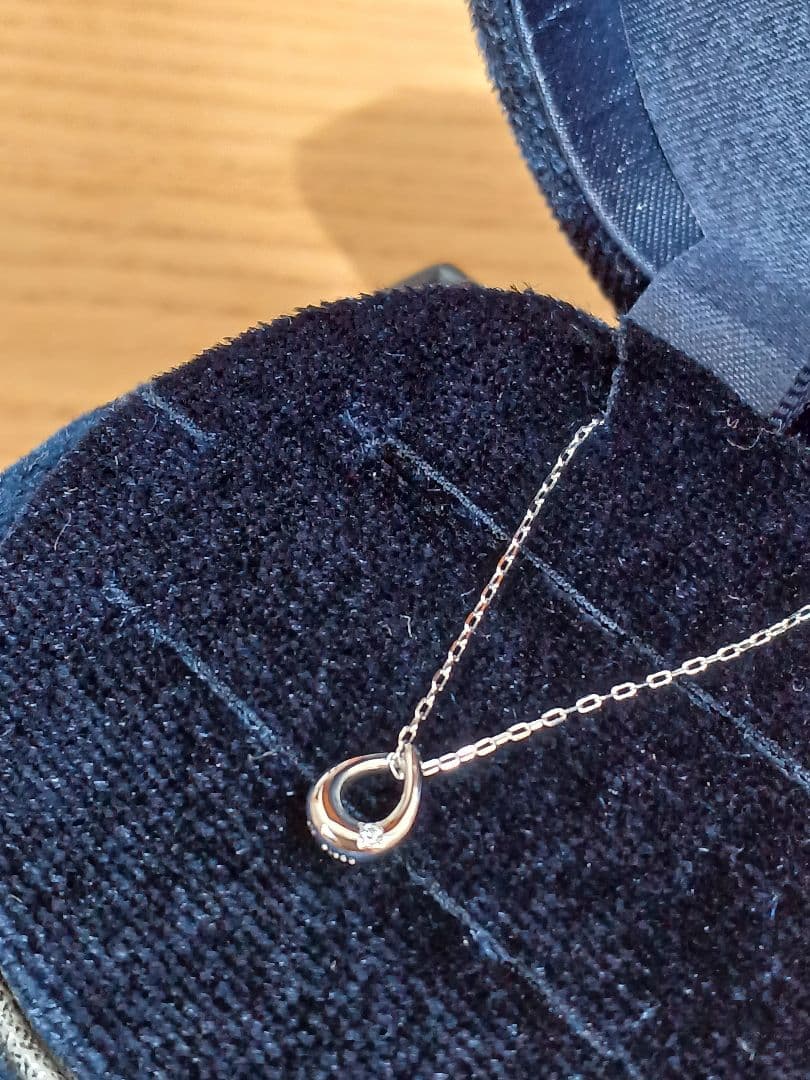 【yusa】4℃◆プラチナPt950/850◆ダイヤモンドネックレス保証書