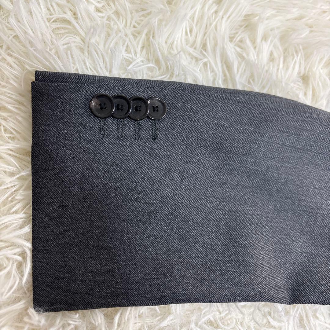 未使用★現行★ゼニア×銀座グローバルスタイル スーツ グレー 3P M位