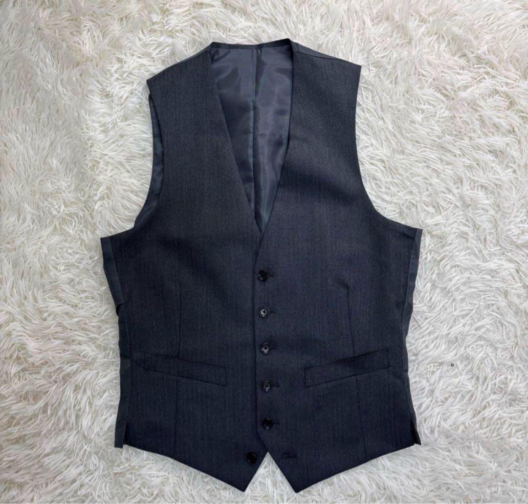 未使用★現行★ゼニア×銀座グローバルスタイル スーツ グレー 3P M位