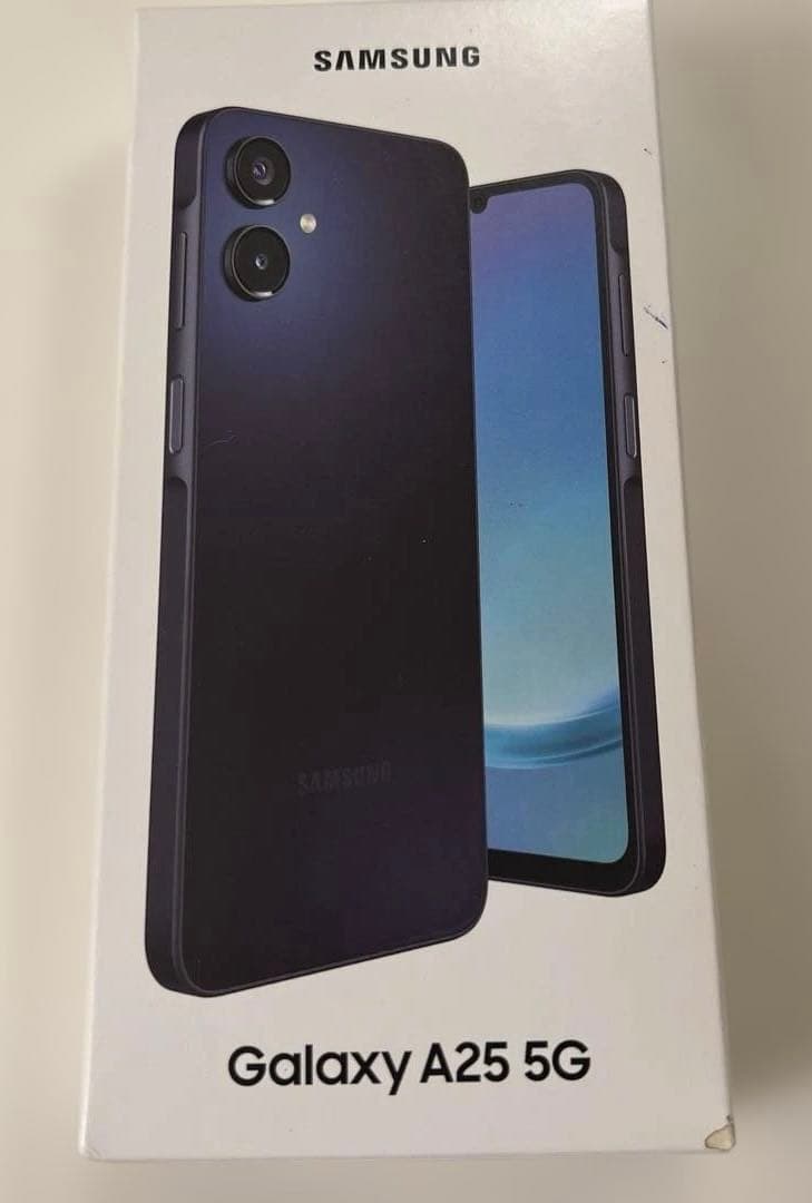 美品 GALAXY A25 5G 箱あり、ケース付き