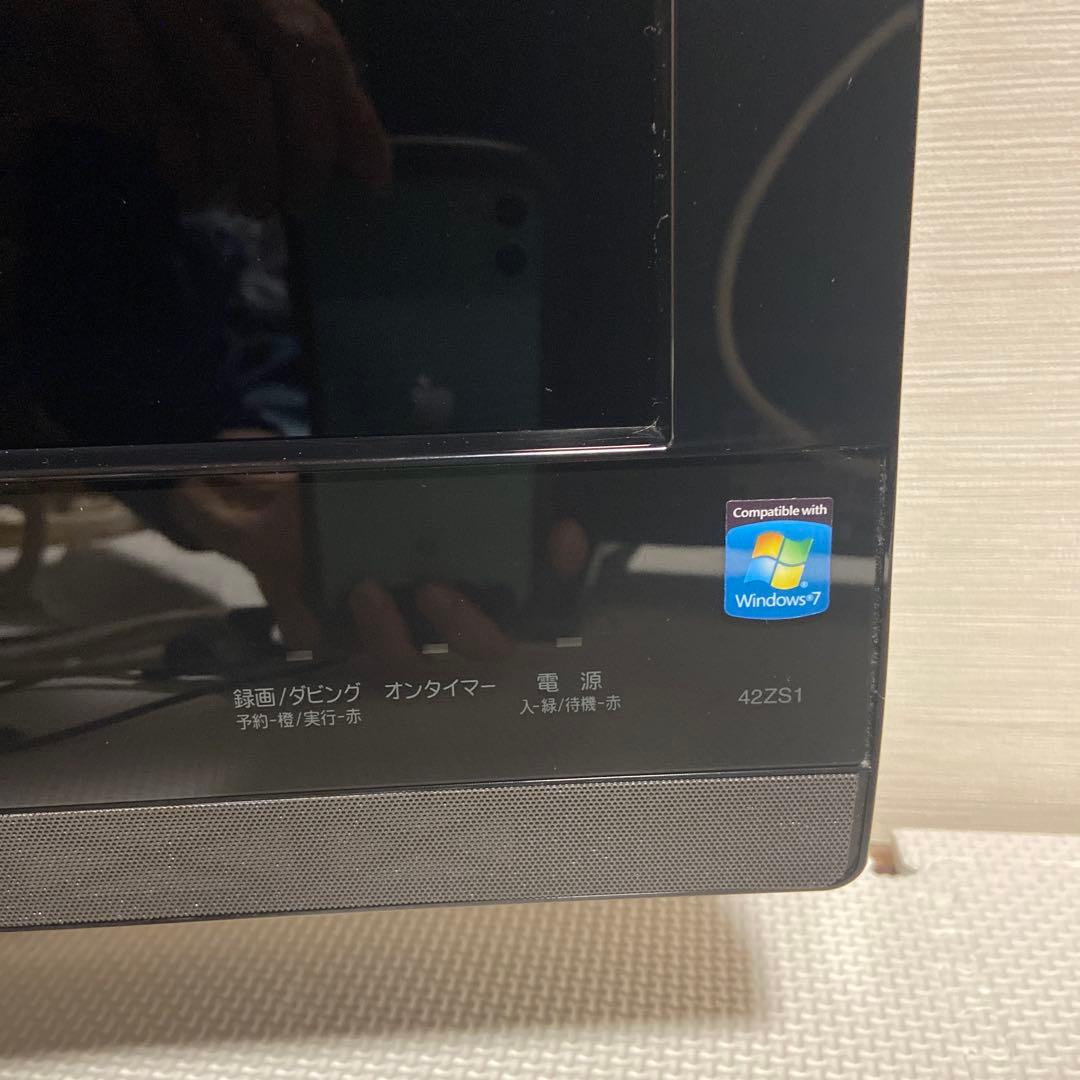 チャーミー　東芝REGZA 42ZS1 アンテナケーブルリモコン付きテレビ