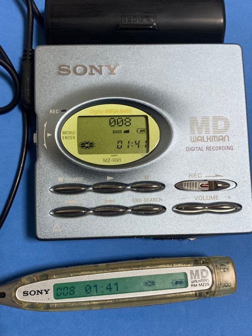 SONY 　MZ-R91 　ポータブルMDウォークマン 動作品