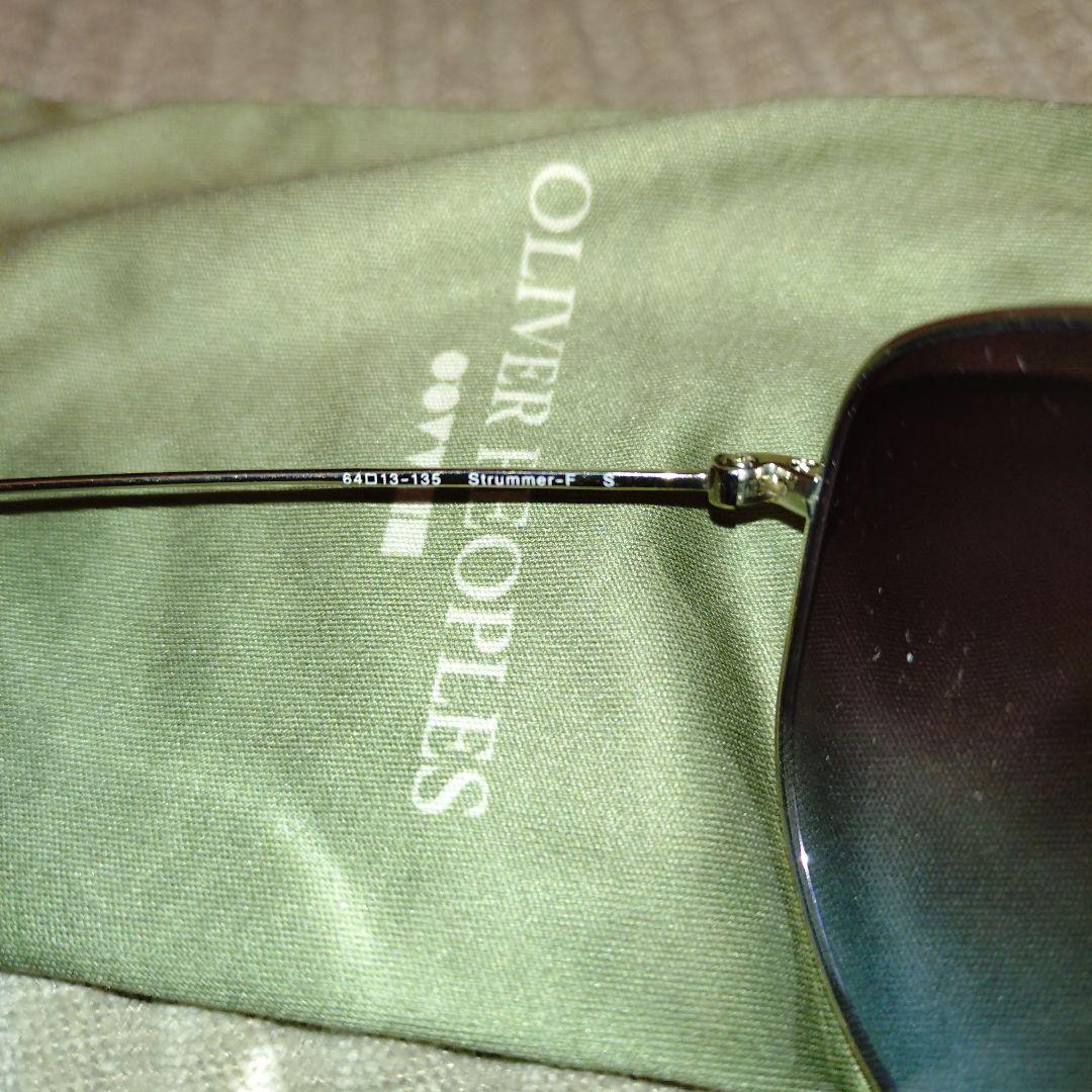 【美品】OLIVER PEOPLES サングラス シルバー グラデーション