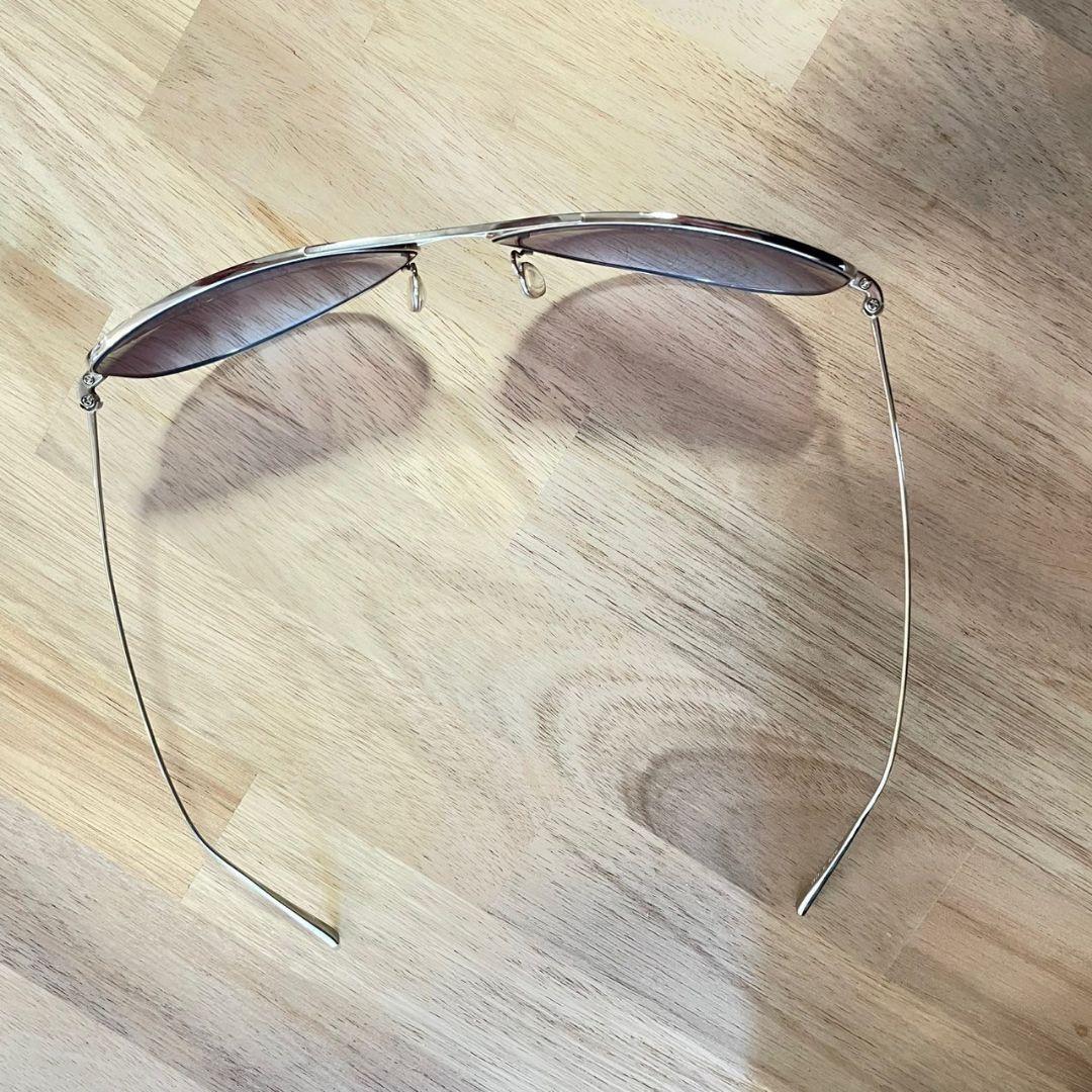 【美品】OLIVER PEOPLES サングラス シルバー グラデーション