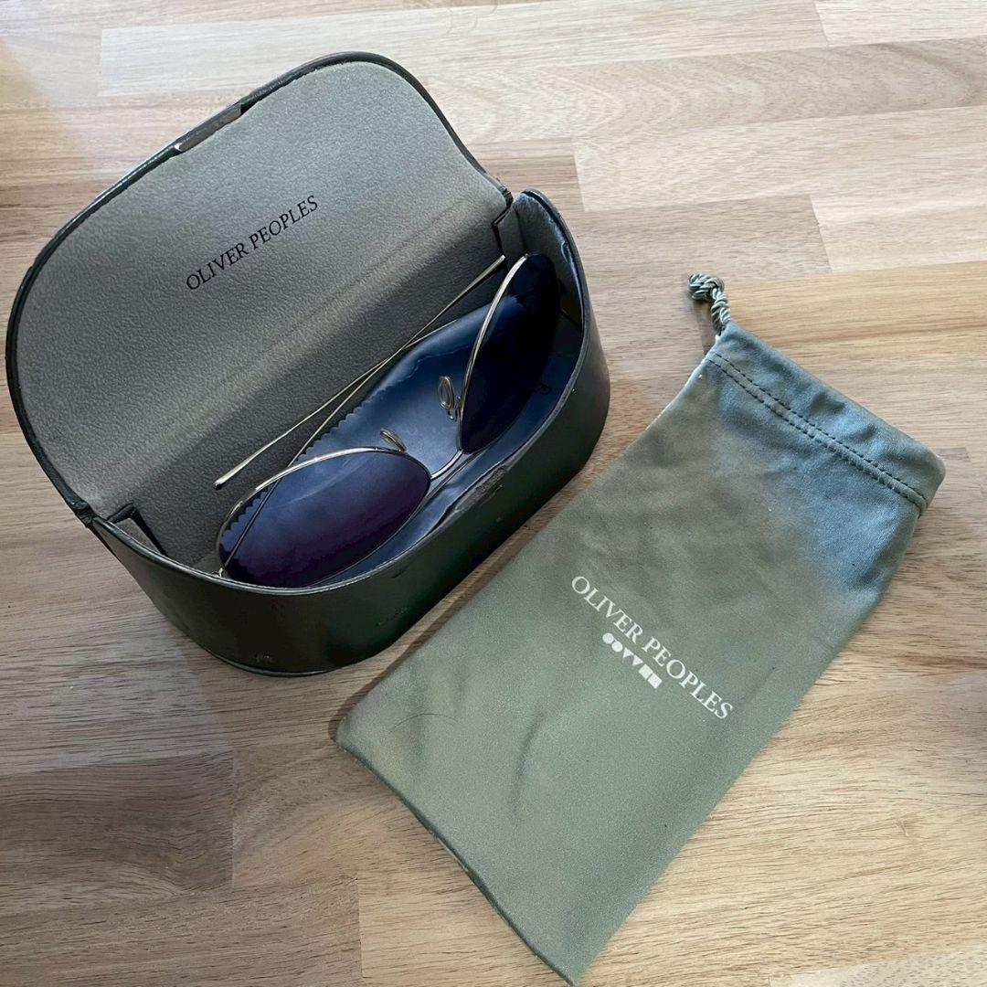 【美品】OLIVER PEOPLES サングラス シルバー グラデーション