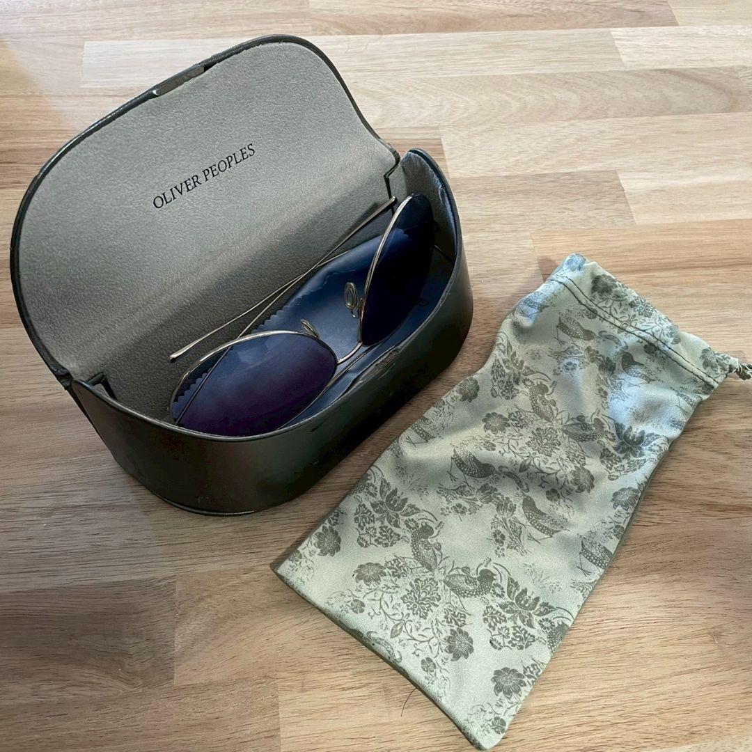 【美品】OLIVER PEOPLES サングラス シルバー グラデーション