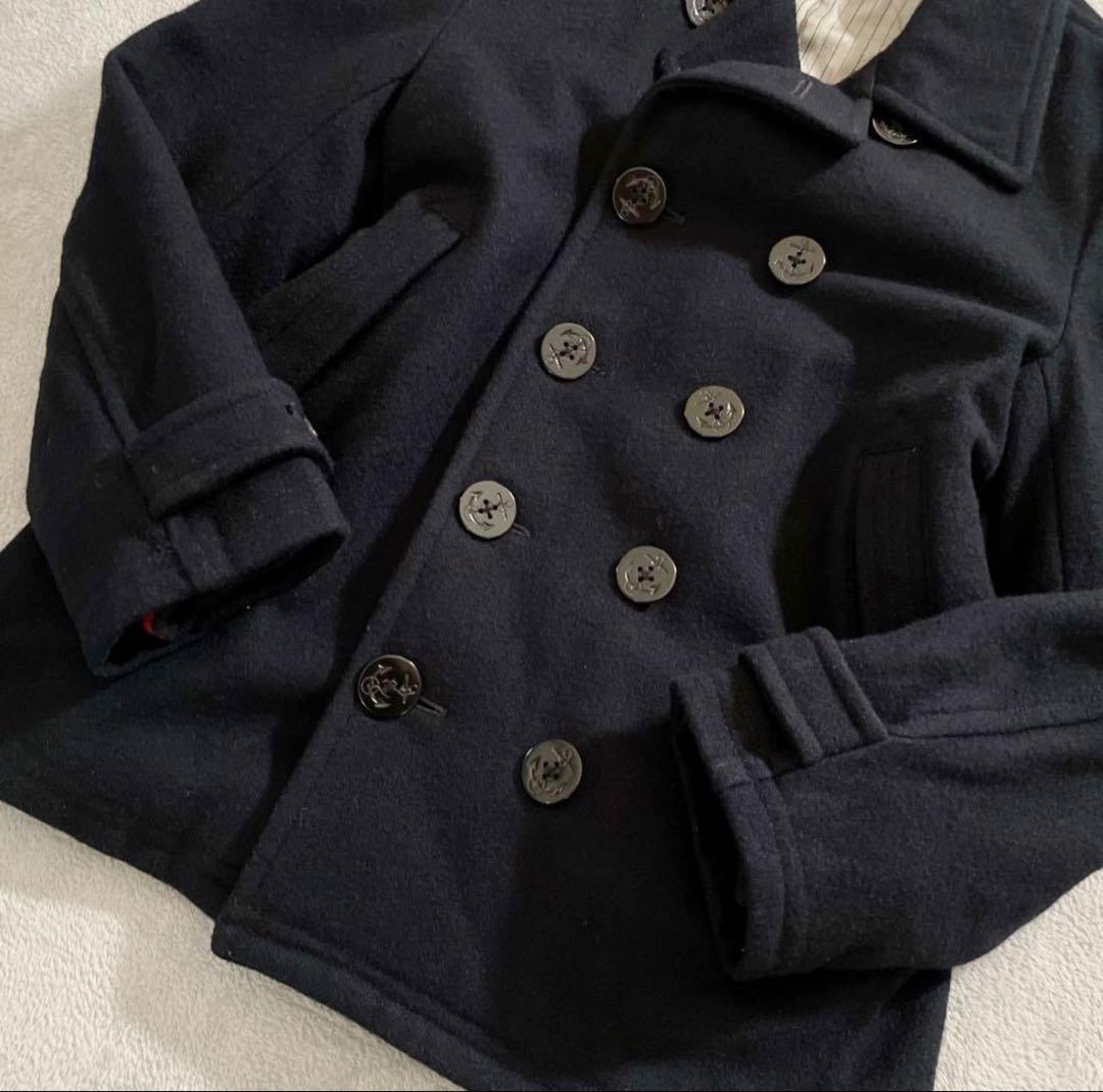 FRED PERRY ピーコート 中綿　メルトン ウール