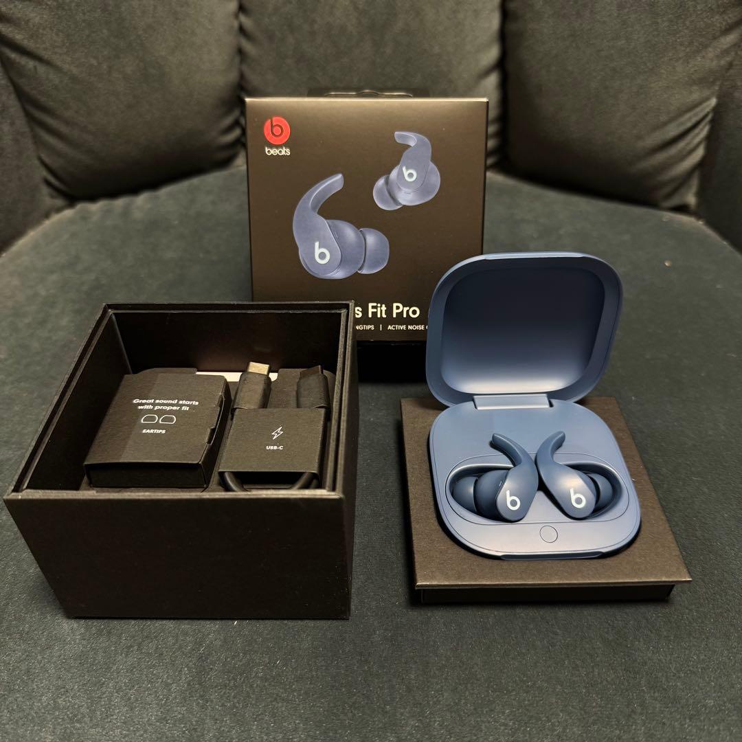 てつ【完了品・希少色】Beats Fit Pro ネイビー イヤフォン
