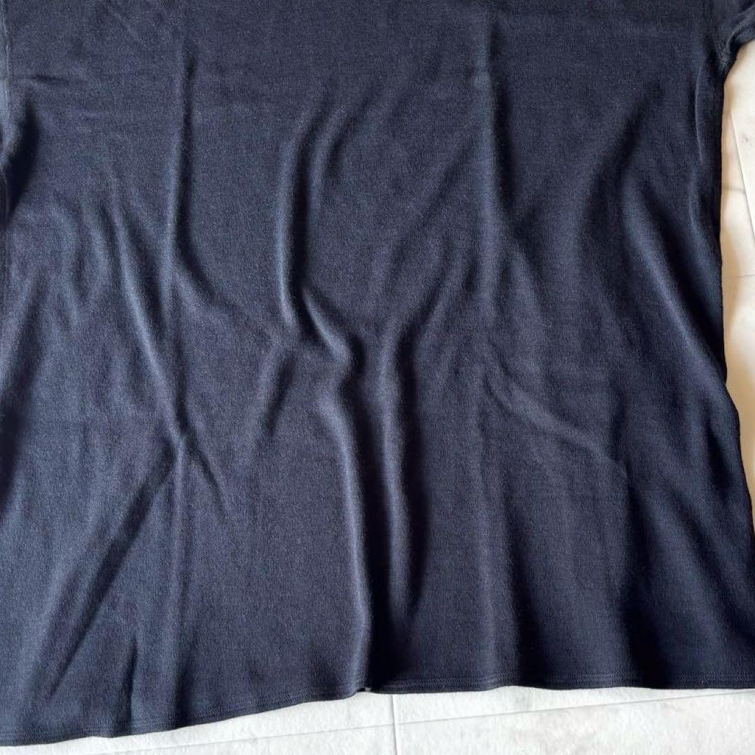 美品*ヨーガンレール ウール アンゴラ ニット チュニック M ブラック